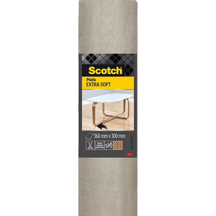 3m 1070688 - feltro scotch extra morbido beige300 mm x 360 mm | 3 pezzi