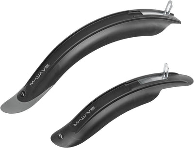 Mudguards M-onda set fango max 12 18 pollici neri