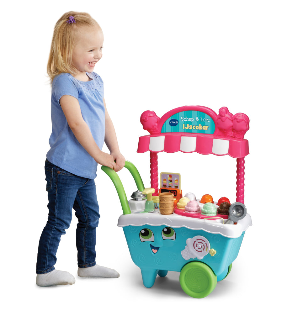 Vtech Ice Cream Scoop in pelle junior blu rosa 26 pezzi