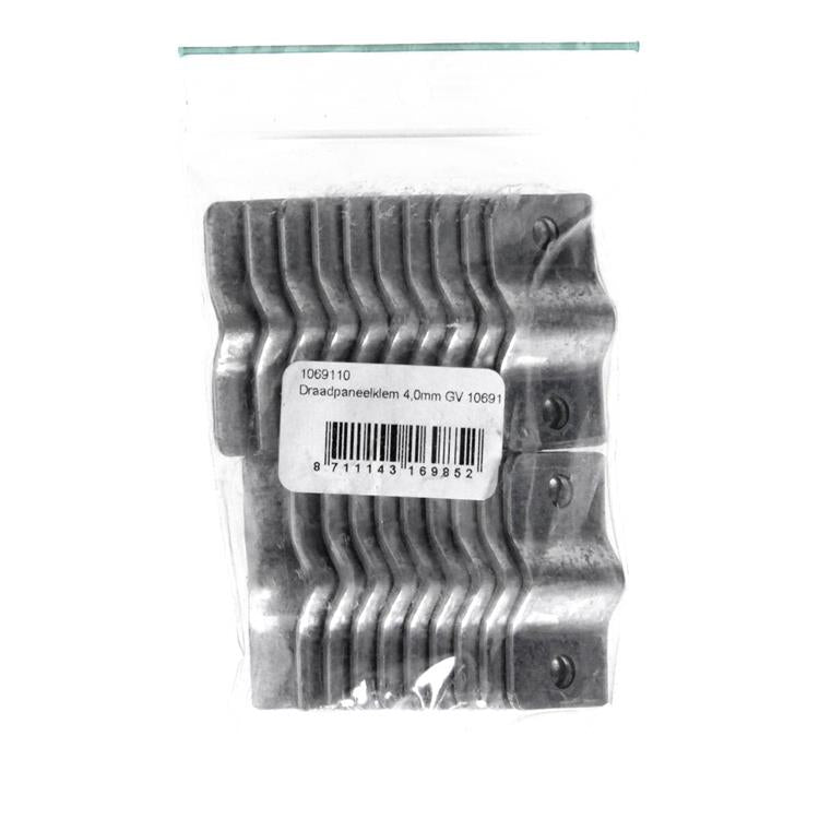 Mack 1069110 - abrazadera de panel de alambre galvanizado azul | 5 piezas