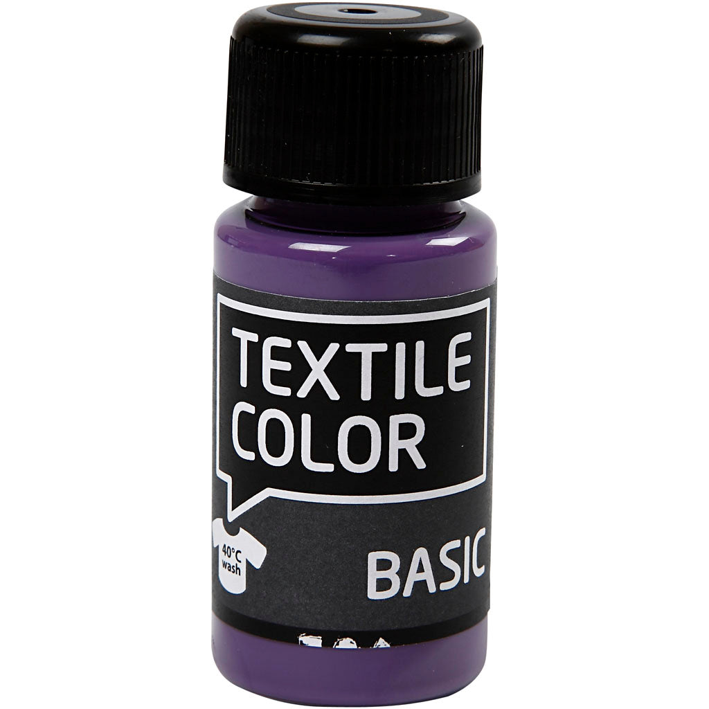 Creative Company Textile Color Semi-copertura Textile Paint Lavender, 50ml