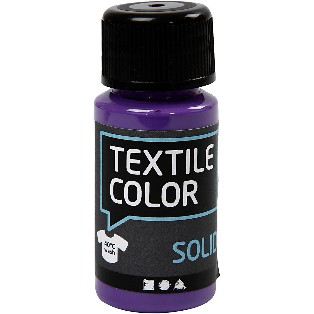 Creative Company Textile Colow Covering Textile Paint Purple, 50ml