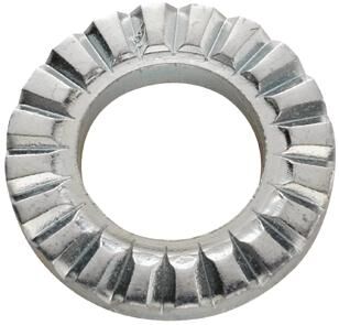 Fix-Nippel Fix-Nip.Washer posteriore Knurled Flat 20x10.5x3