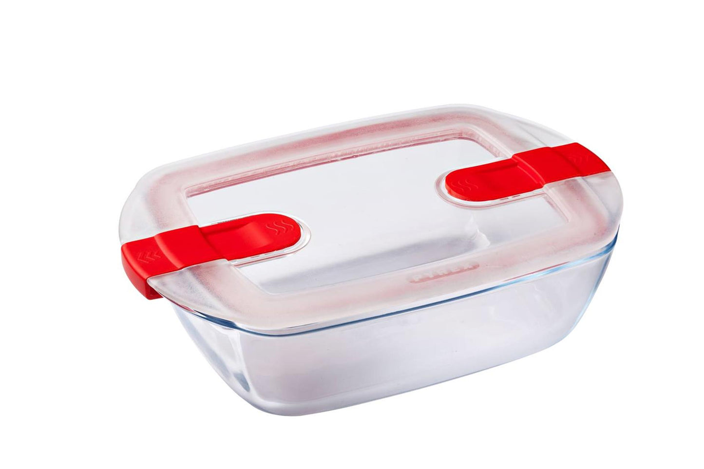 Cuenco Pyrex con tapa 1,1l 23x15x6cm