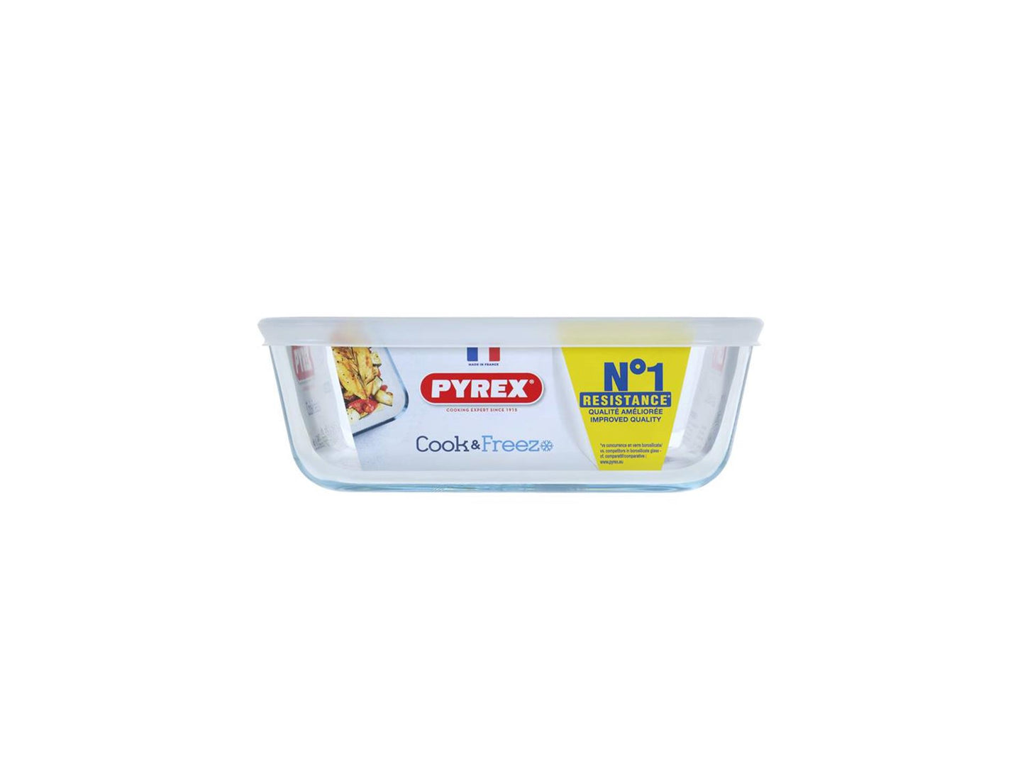 Cuenco Pyrex con tapa 2l 20x22cm