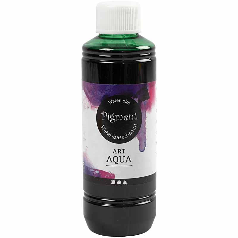 Pigmento acquerello liquido, verde, 250 ml 1 flacone