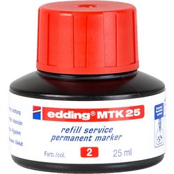 Ricarica inchiostro edding mtk25 rosso 25ml