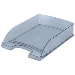 Bandeja para cartas Leitz Plus gris A4 poliestireno