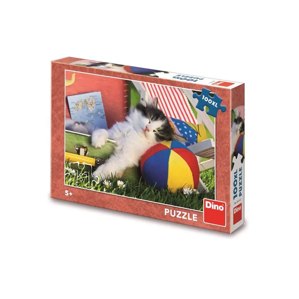 Puzzle un gattino addormentato 100 xl pezzi