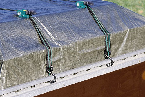Tensor de correa con trinquete Wolfcraft | con gancho | 180kg | 4m | 1 pieza - 3442000