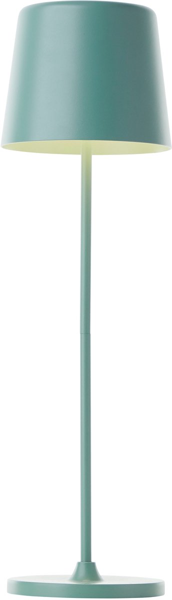 Brilliant kaami lámpara de mesa recargable - exterior - led 2w 3000k - 3 stepdim - ip44 - verde