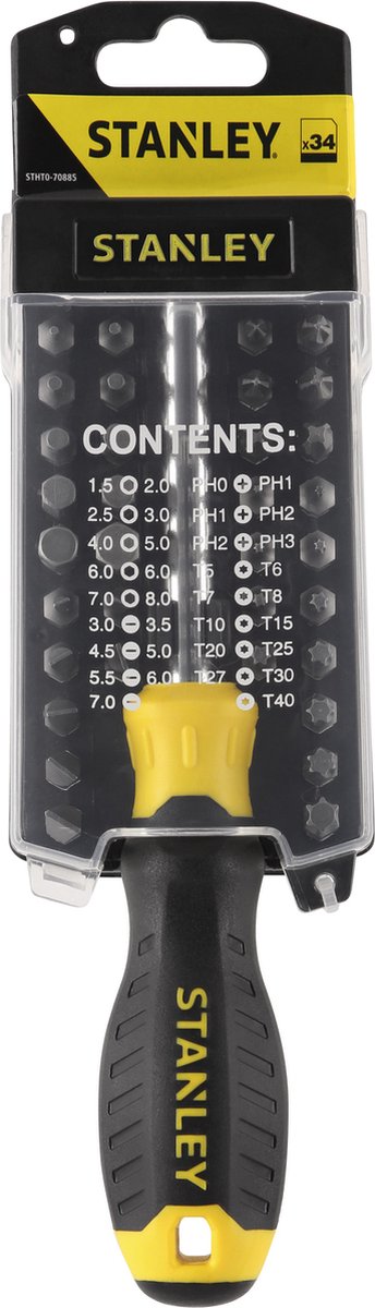 Cacciavite multipunta Stanley 35 pezzi - stht0-70885