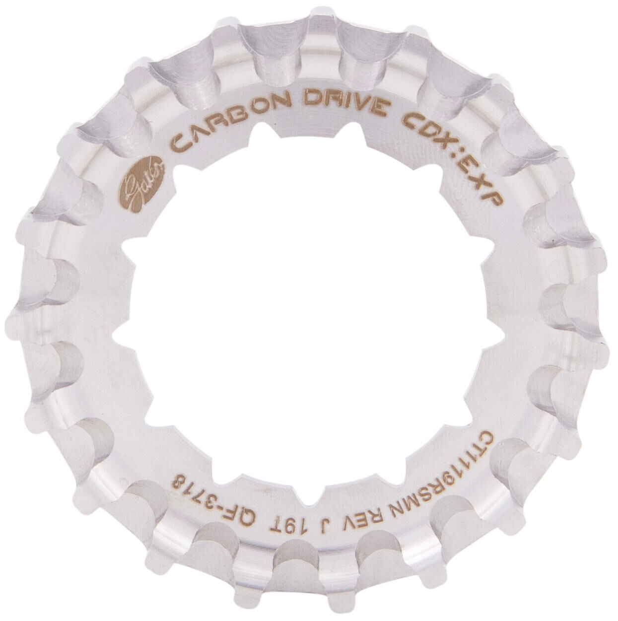 Gates CDX Back -Tooth Wheel 19 Tands Rohloff Splined