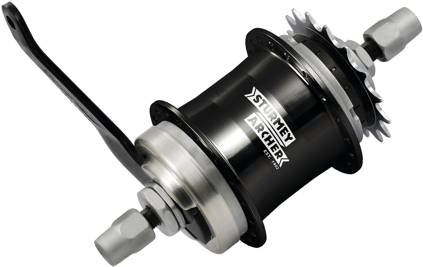 Ursus Sturmey Archer después del cubo S1C Brater freno 36G Negro
