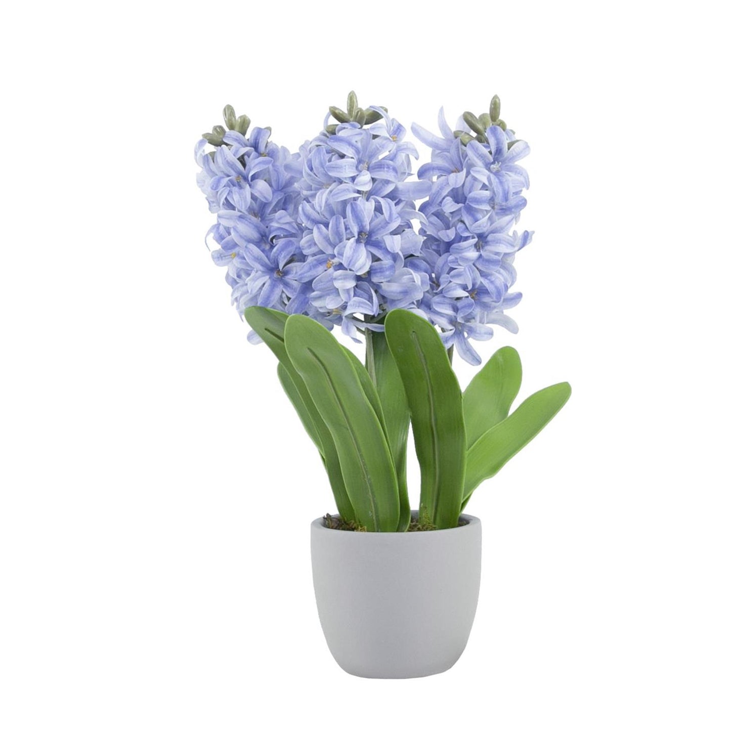 Mansion atmosphere kunstplant hyacint blauw 28xh41cm