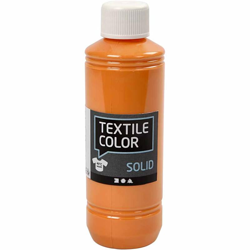 Creativ empresa textil color cubierta pintura textil naranja, 250 ml