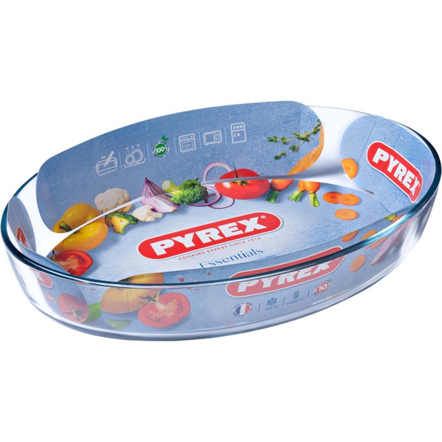 Pirofila ovale in Pyrex 3l 35x24cm