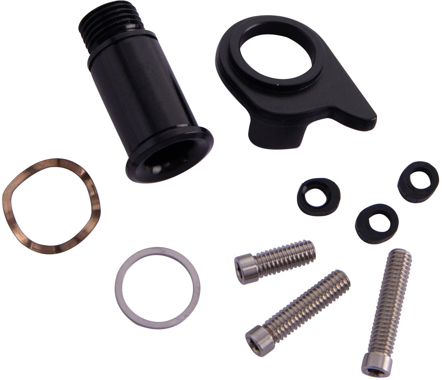 Fijación desviador trasero sram.soporte.desviador.+juego tornillos tope ejes fuerza