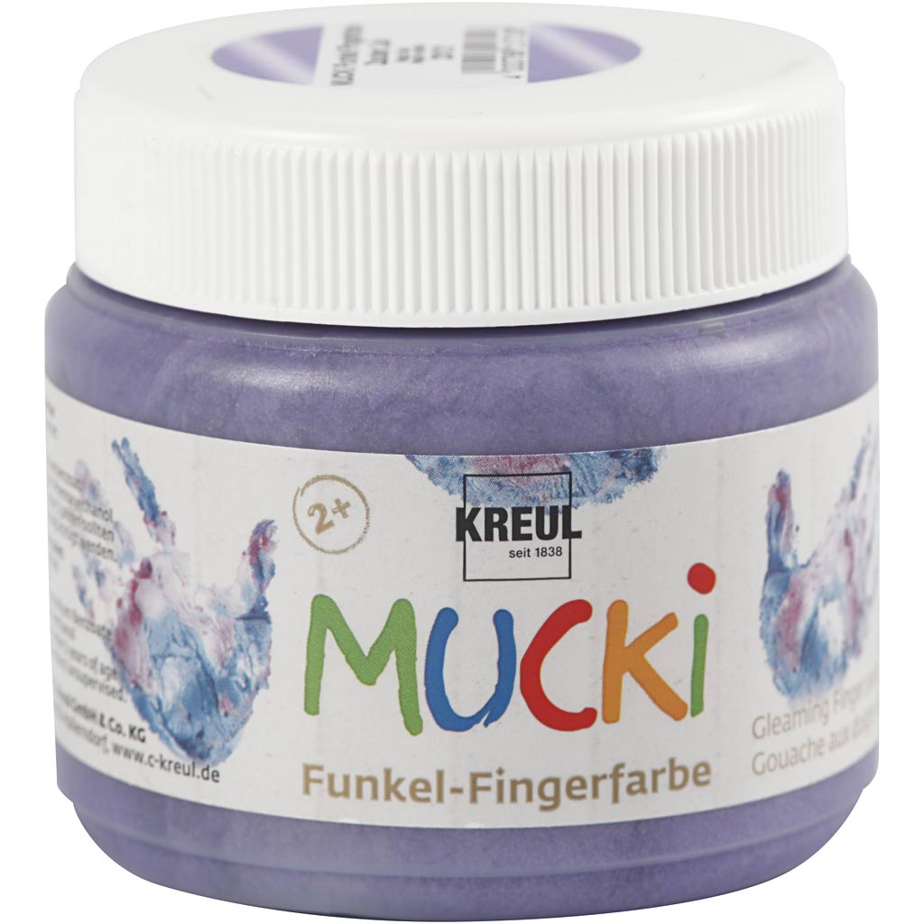 Creativ Company Mucki Pintura Purple Metallic, 150 ml