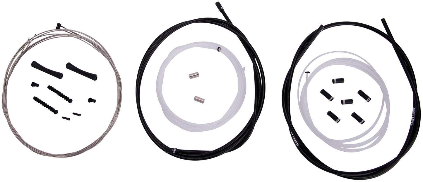 Sram set cavi deragliatore slickwire pro line set slickwire pro 2x2300mm nero
