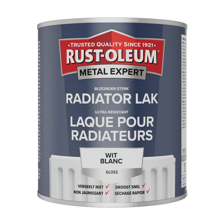 Rust-oleum 1071388 - pintura para radiadores - hg - blanco - 750ml | 1 pieza