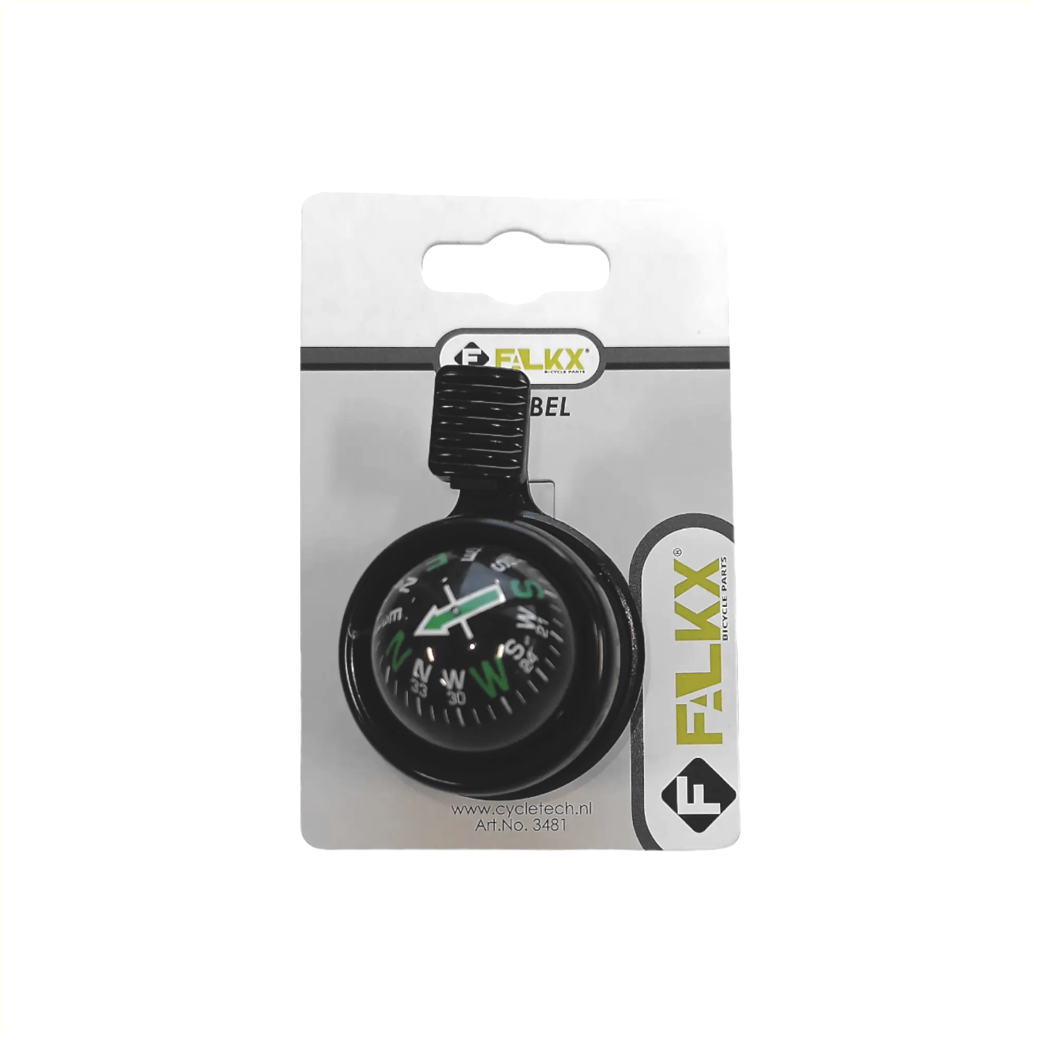 Falkx Falkx Compass Bicycle Bell con brújula