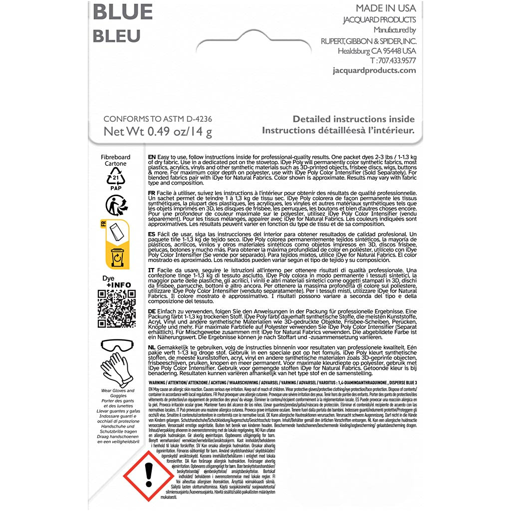 Idye Poly, azul, 14 gr 1 caja
