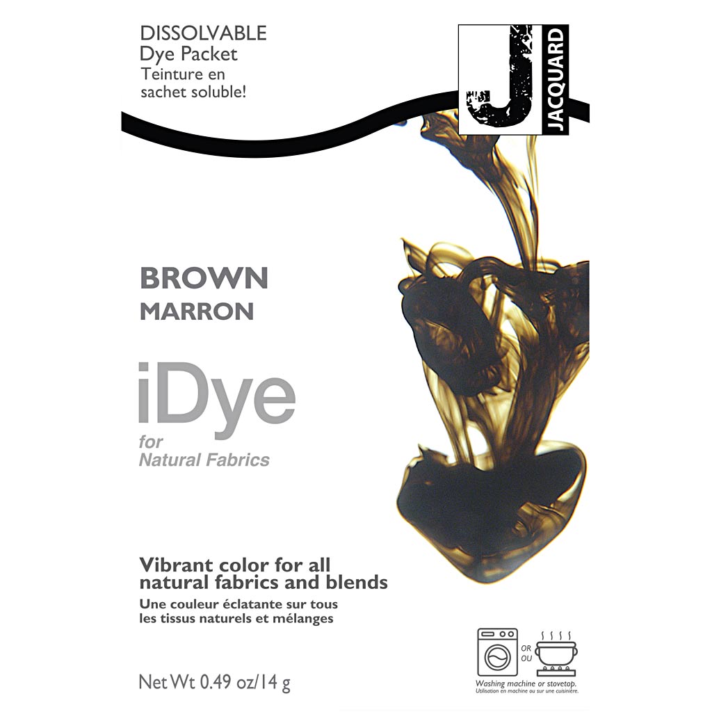 Idye para telas naturales, marrón, 14 gr 1 caja