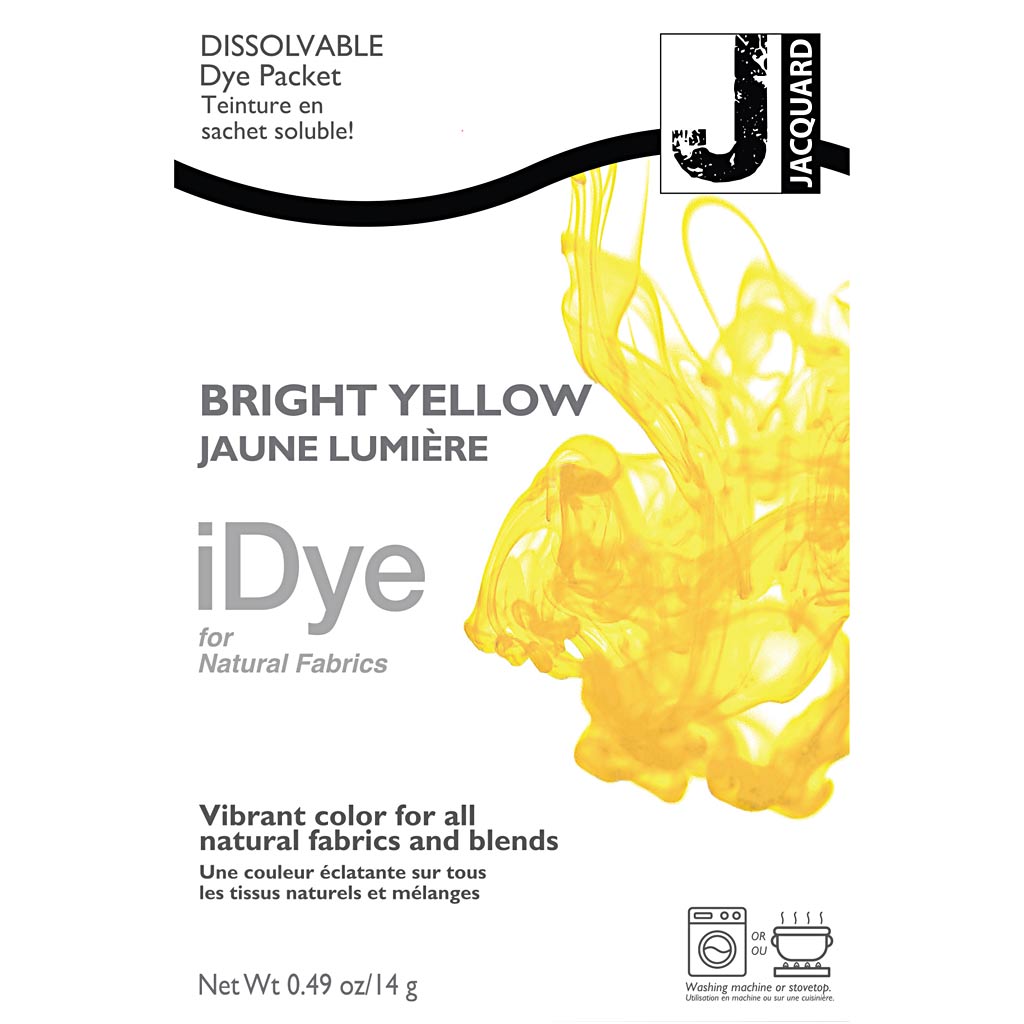 Idye para telas naturales, amarillo brillante, 14 gr 1 caja