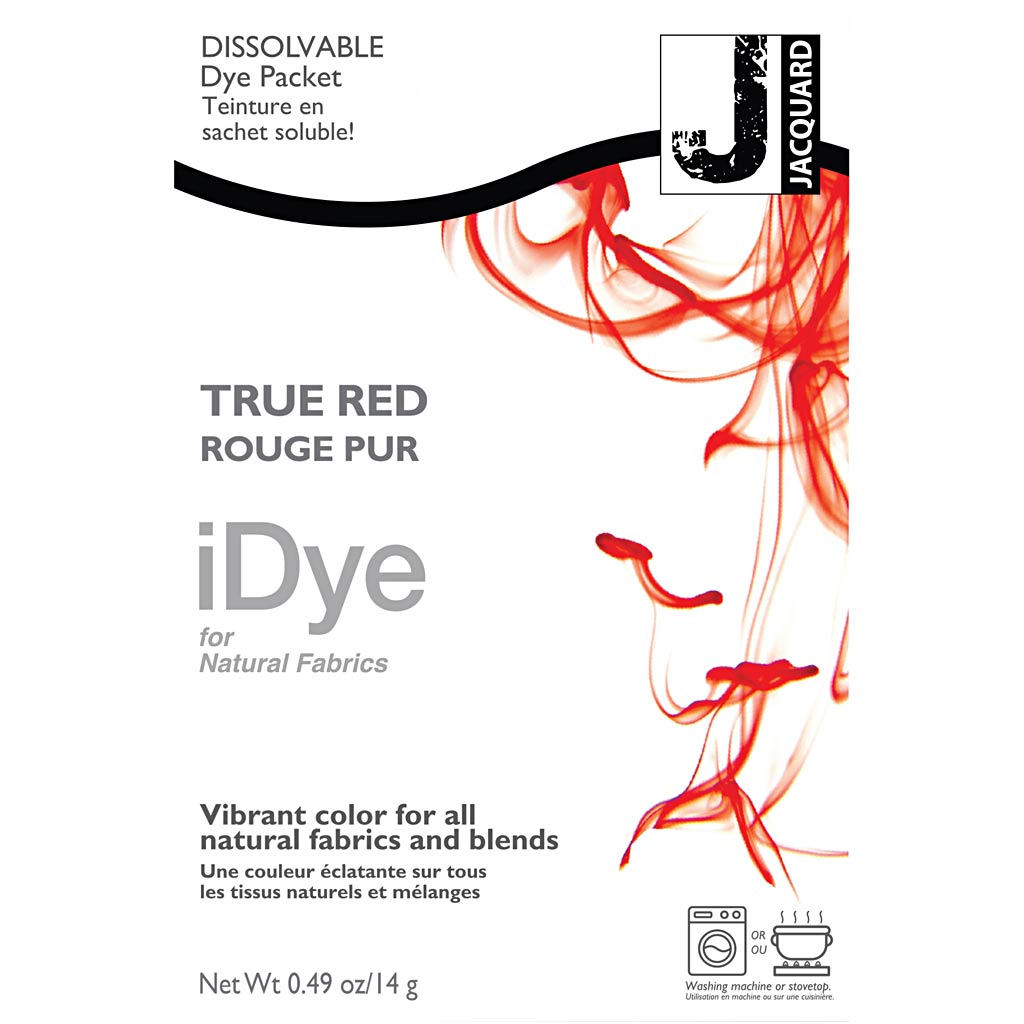 Idye para telas naturales, rojo, 14 gr 1 caja