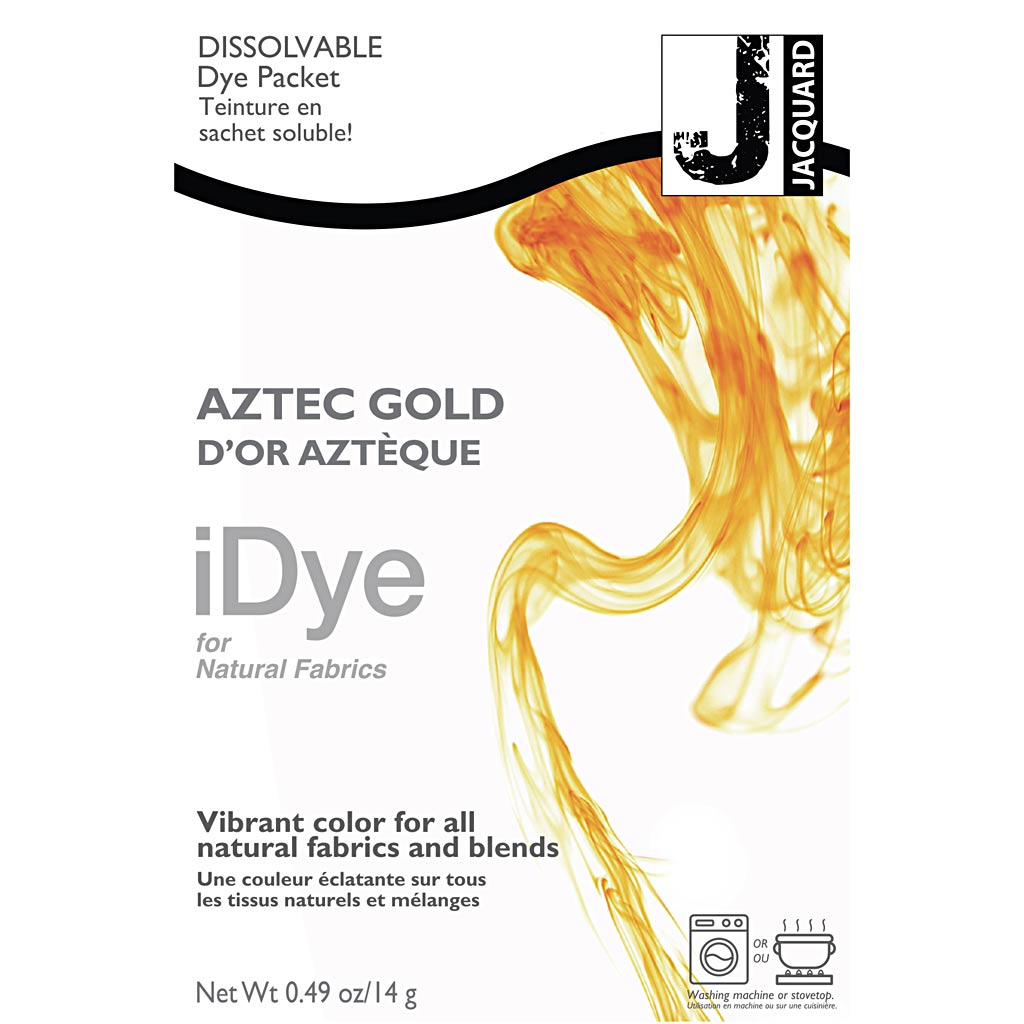 Idiota per tessuti naturali, oro, 14 gr 1 scatola