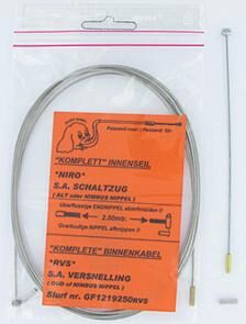 Cavo interno deragliatore Slurf gf1219225rvs deragliatore.cabina interna. gf1219225rvs 2,5m inox