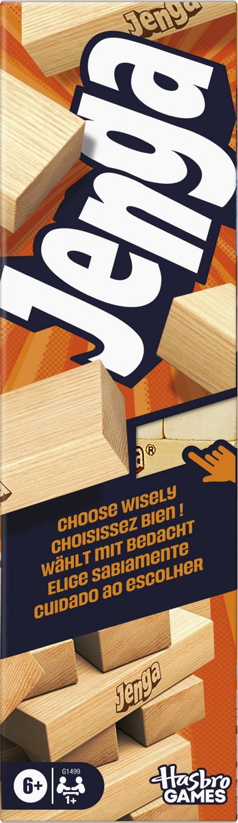 Hasbro gaming jenga nuova edizione con dadi digitali gioco da tavolo ufficiale +6.