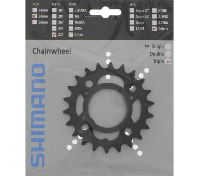 Shimano Chain Top 26T Acera FC-M391 Negro
