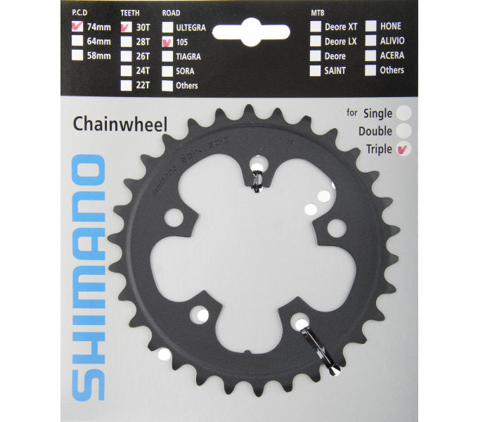 Shimano Chain Top 30T 105 FC-5703 Silver