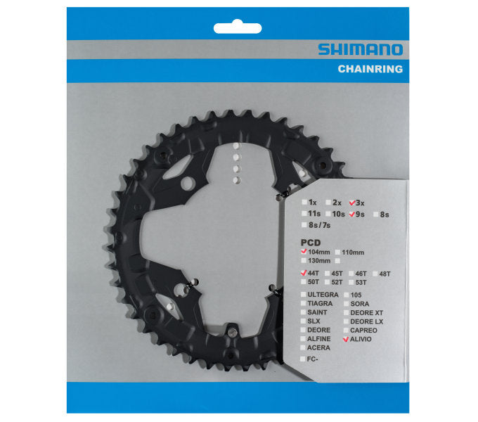 Shimano - Catena Top 44 Tands Alivio FC -T4060 9 Speed - Nero