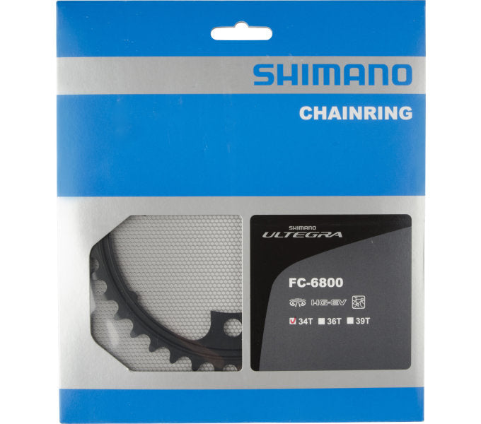 Shimano Chain Top 53T Ultegra FC-6800 (MB) 2x11 Velocidad de gris oscuro