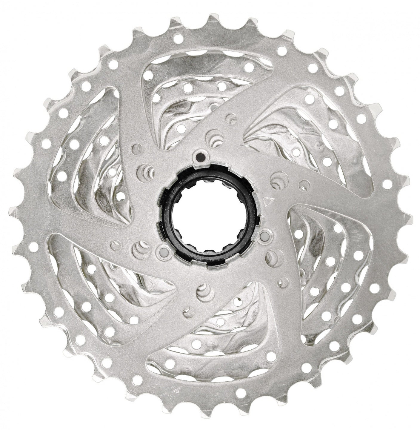 Sunrace CSM63 7 Speed Cassette 12-28t in argento in scatola