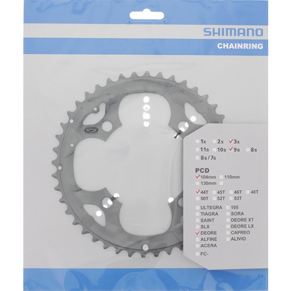 Shimano - Catena Top 44T DEORE FC -M590 EDGE CATERE - SILVER