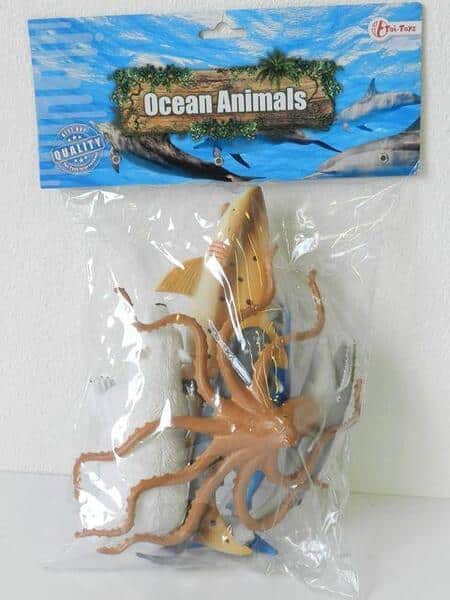 Jonotoys Ocean Animals 5 pezzi in tasca