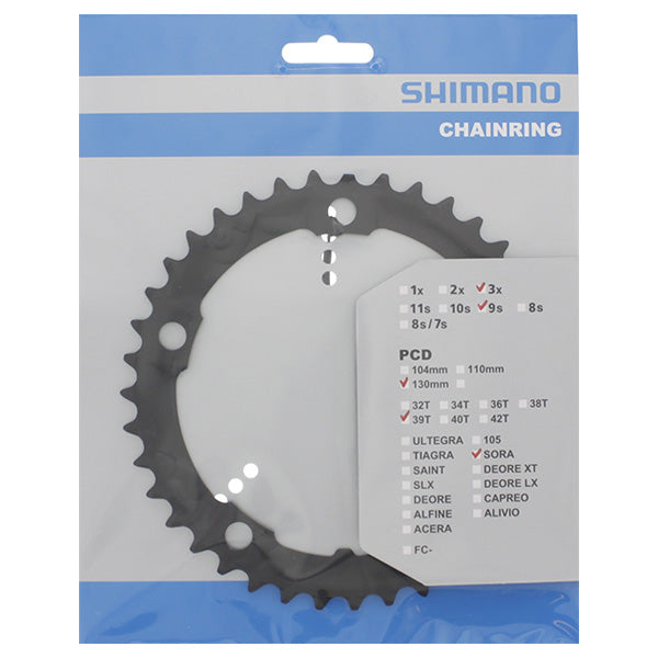 Shimano - Cadena Top 39t Sora FC -3503 39t -D - Negro