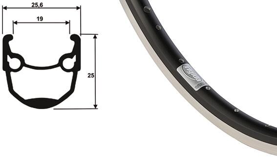 Ryde Rim Andra 10 DV 32H 19-622 B