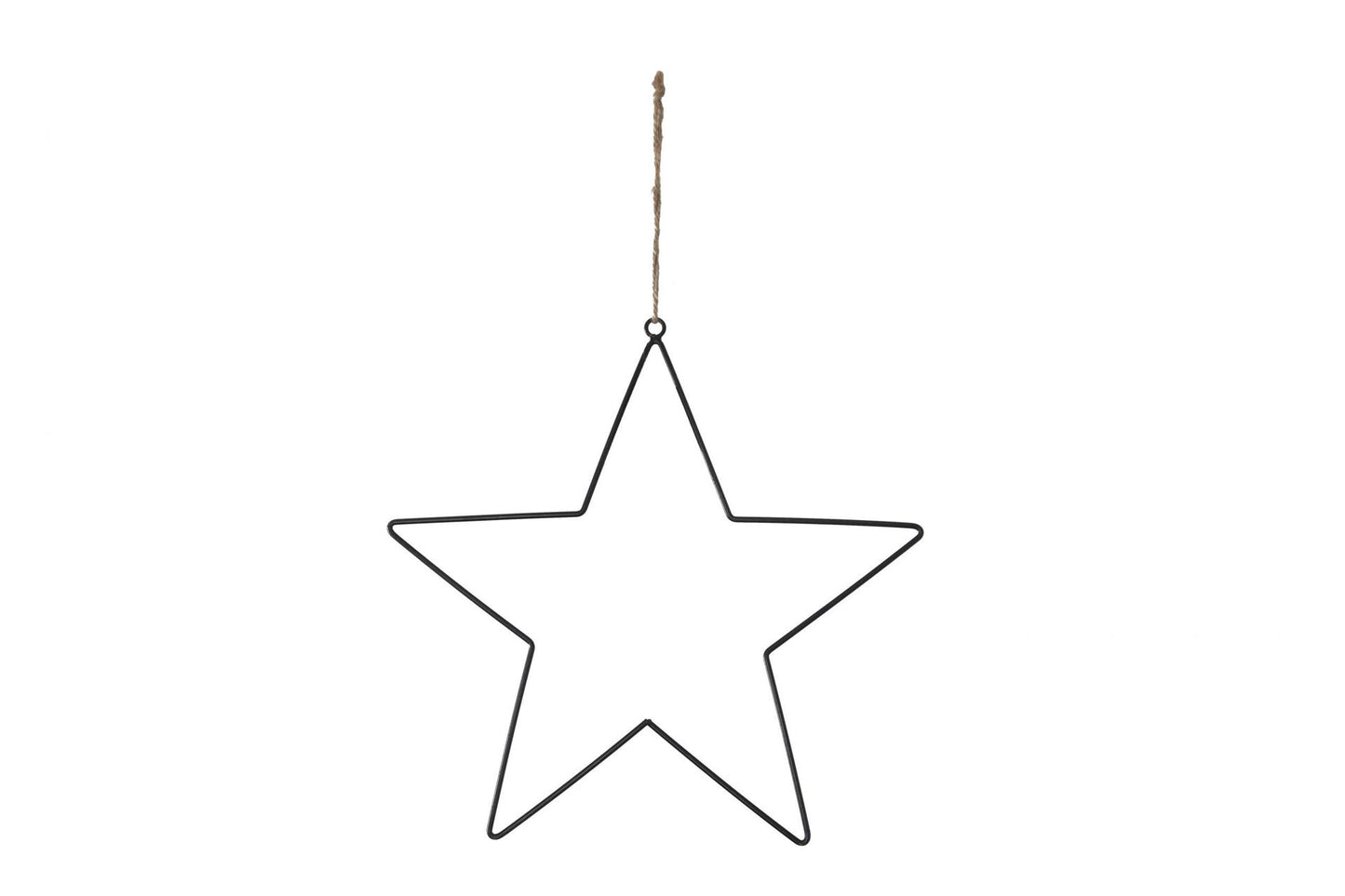 Natural collections colgante estrella alambre metal 38cm