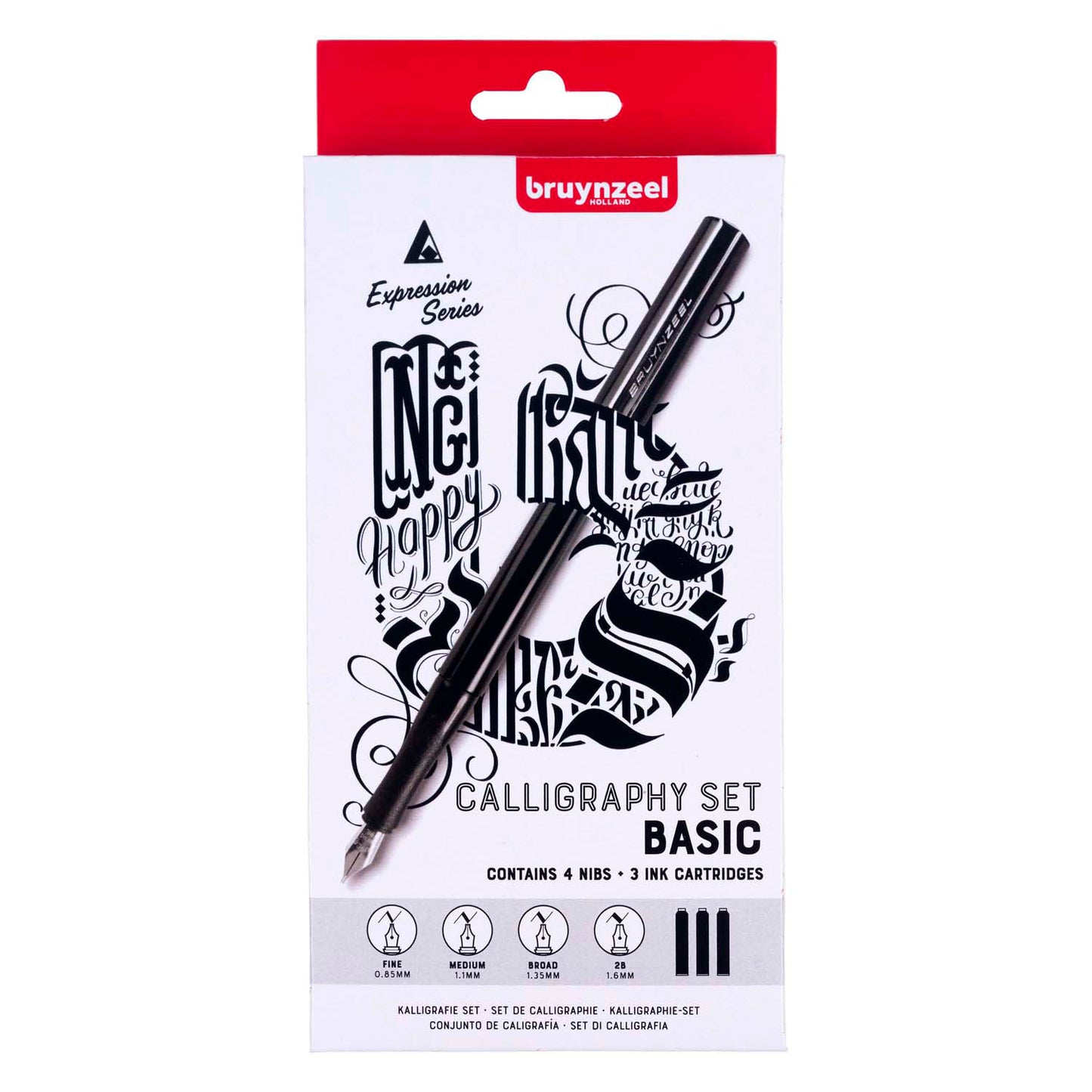 Bruynzeel calligraphy set 8-piece