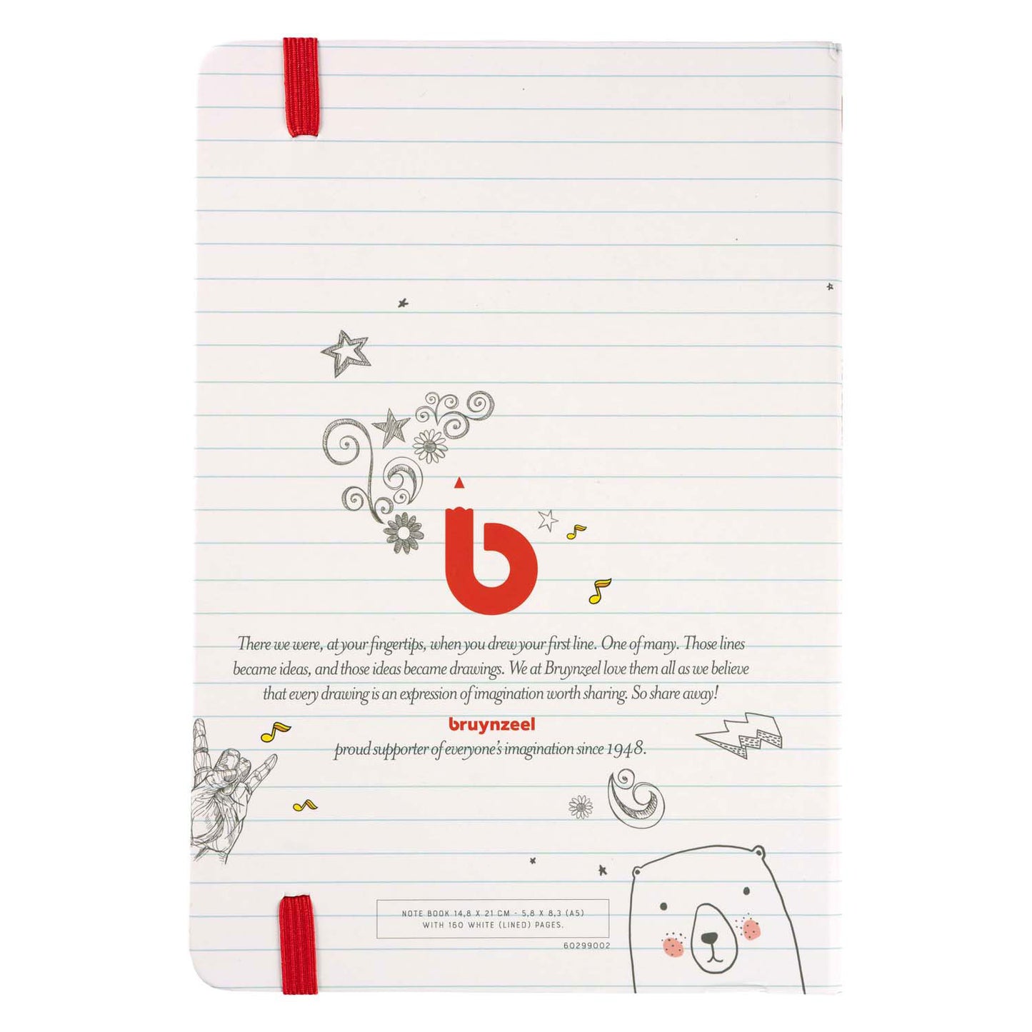 Notebook Bruynzeel A5 80 G M 160 páginas