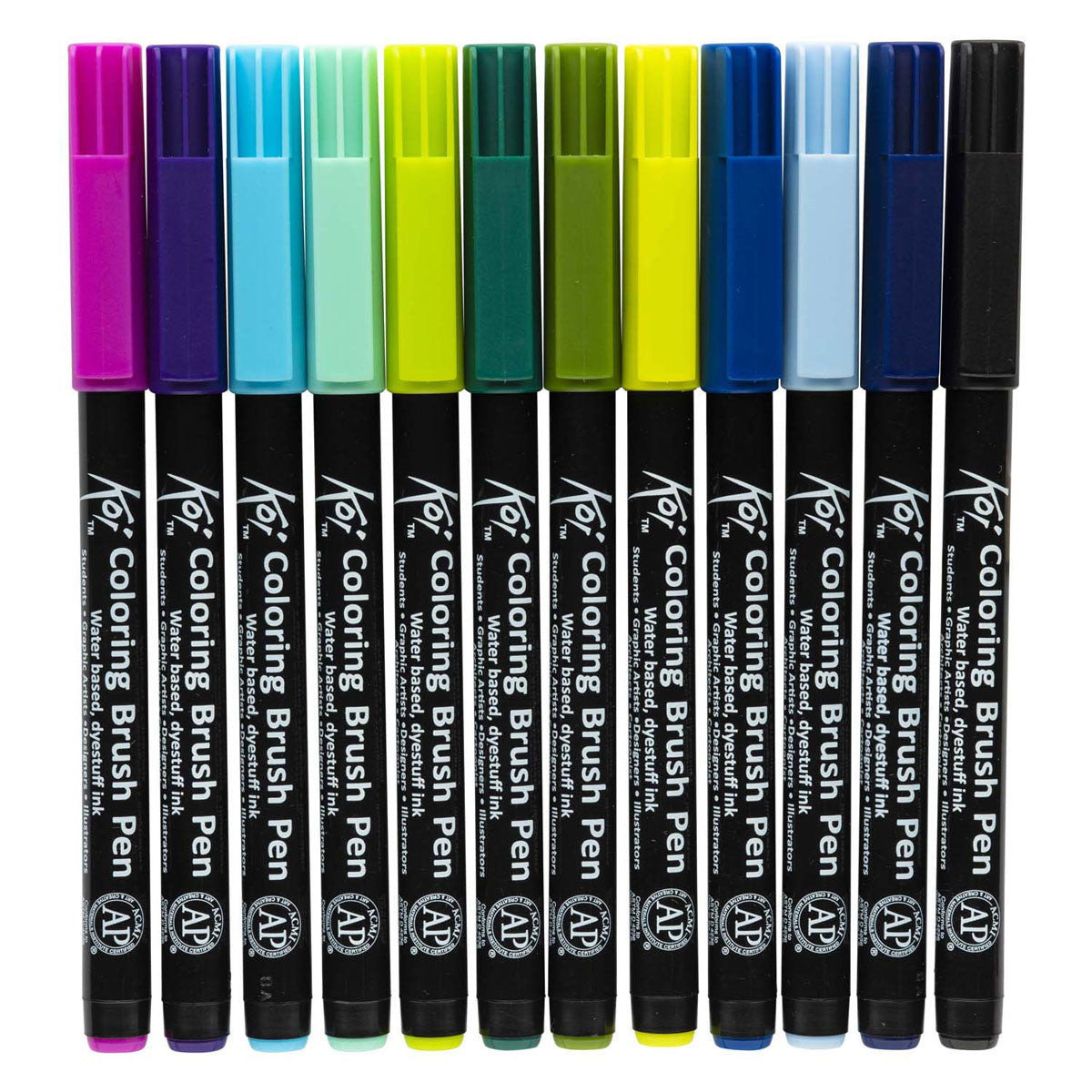 Set di pennelli da colorare Sakura Koi, 24 colori