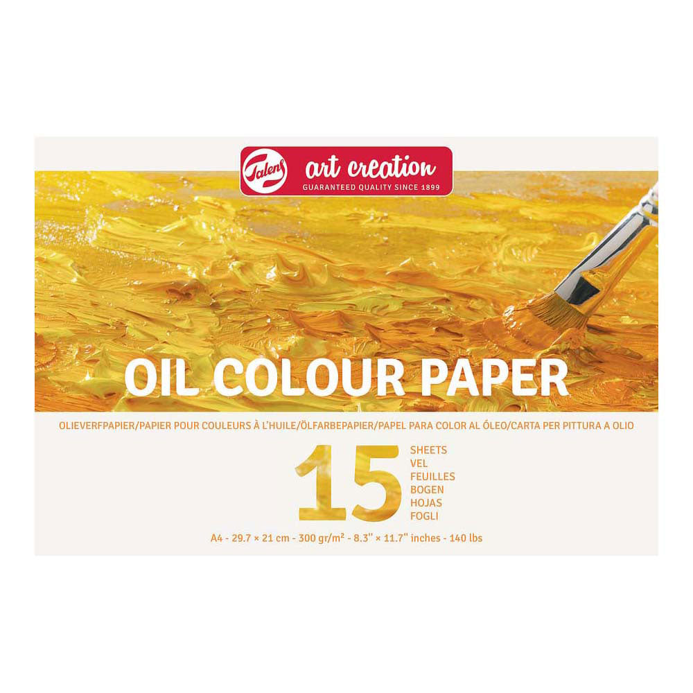 Talens Art Creation Oil Paper A4 300 G 15 Hojas