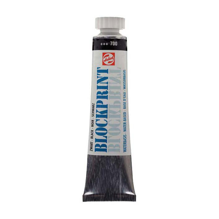 Talens Blockprint tube 20ml nero 700