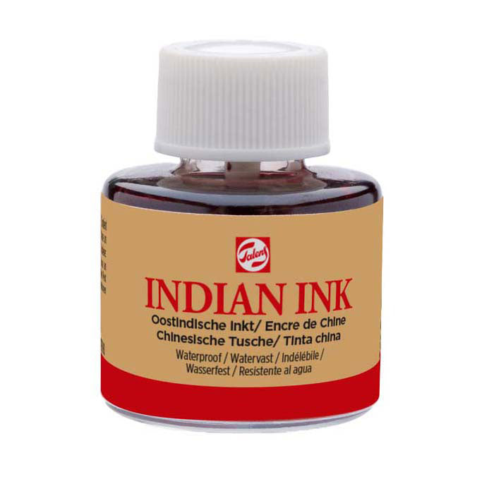 Talens Botella de tinta de India East 11ml Negro 700
