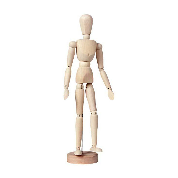 Talens membro Doll Vrouw 30 cm blank wood